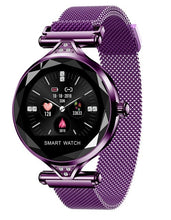 Load image into Gallery viewer, H1 Lady Smart Watch Fashion Women Watch Heart Rate Monitor Fitness Tracker Women Smartwatch Bluetooth Waterproof Smart Bracelet.